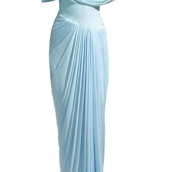 JASMINE BABY BLUE MAXI DRESS - Picture 8 of 9